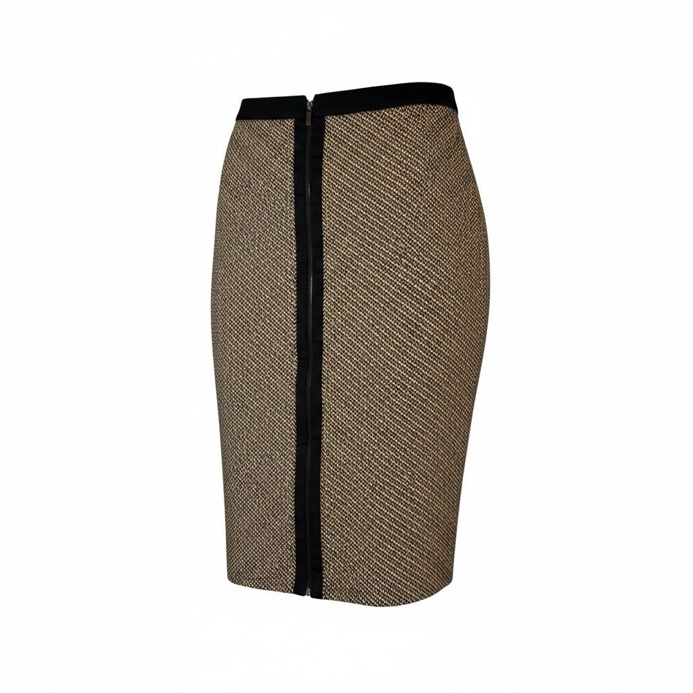 Jules & Leopold Long Midi Stretch Pencil Skirt Women’s Size S Black,White,Yellow